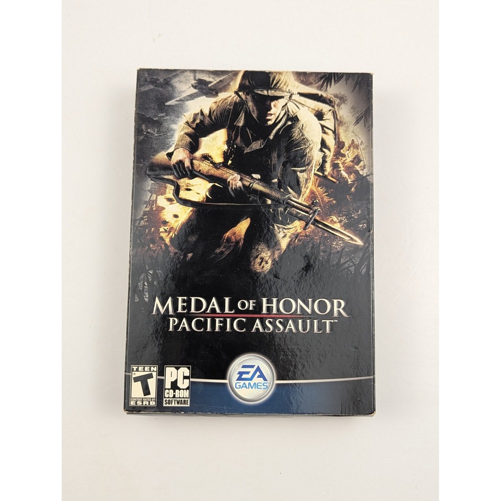 Medal‎ of Honor Pacific Assault PC Game Complete Big Box Set EA